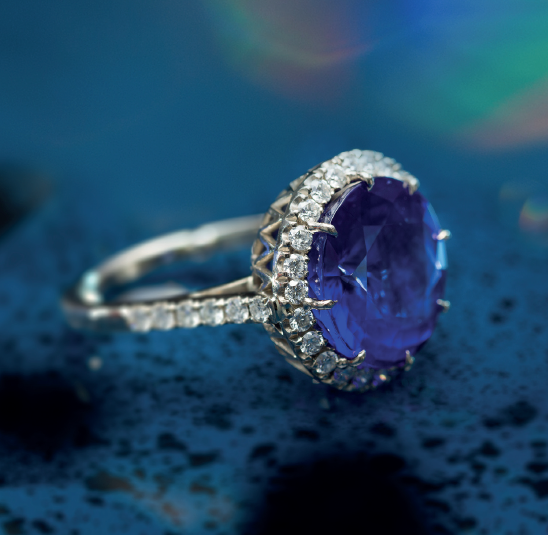 Neil Geddes Sapphire ring